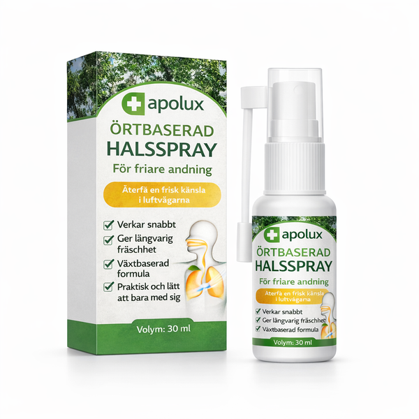 Örtbaserad Halsspray - KOL, Asthma